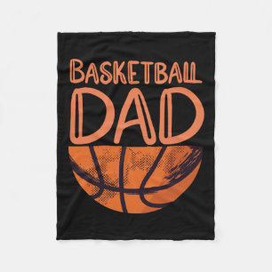 Basketball Dad - Basketball Player Fleece Blanket