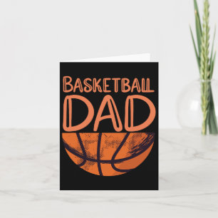 Basketball Dad - Basketball Player Vintage Basketb Card