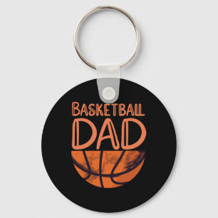 Basketball Dad - Basketball Player Vintage Basketb Key Ring
