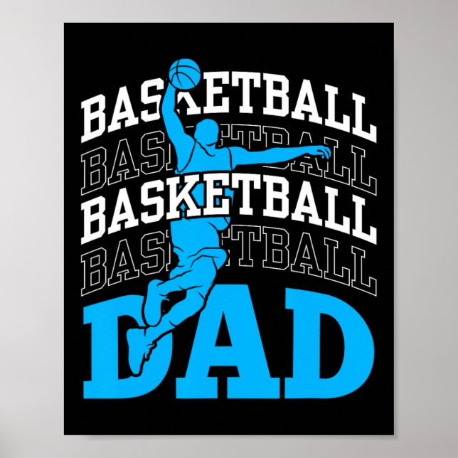 Basketball Dad Coach Team Match Player Father Dadd Poster (Front)