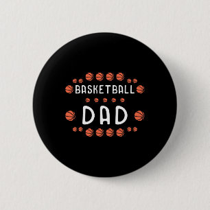 Basketball Dad Fan Best Daddy Ever Hooper  6 Cm Round Badge