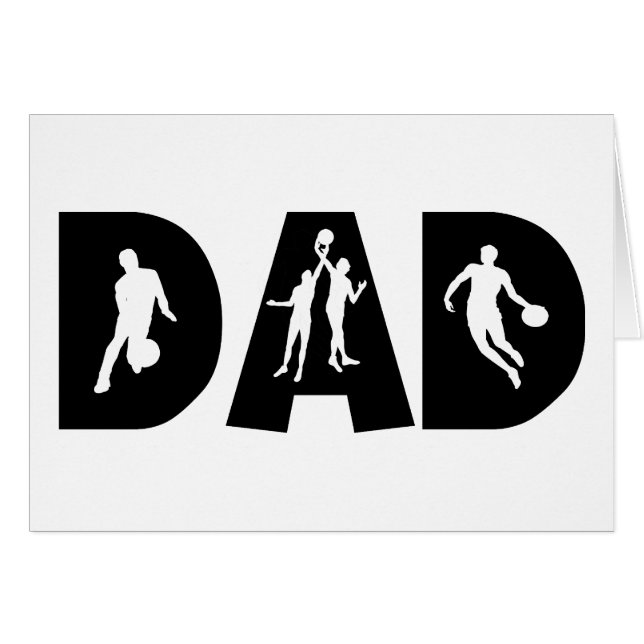 Basketball Dad Father's Day (Front Horizontal)