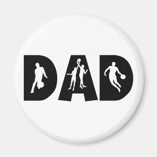 Basketball Dad Father's Day Magnet
