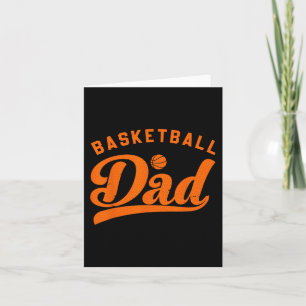 Basketball Dad Gifts Daddy Basketball Father's Day Card