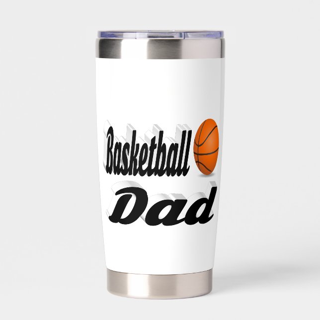 Basketball Dad Insulated Tumbler (Front)