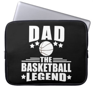 Basketball dad legend  laptop sleeve
