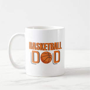 Basketball Dad Orange ball Sports Fan Coffee Mug