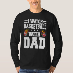 Basketball Dad Player Team Sport Hoop Ball Father' T-Shirt