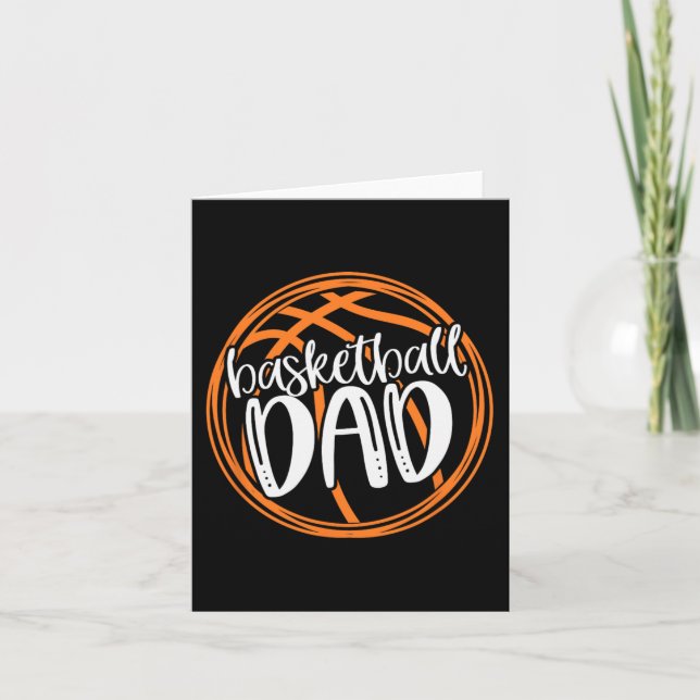 Basketball DAD Shirt Card (Front)