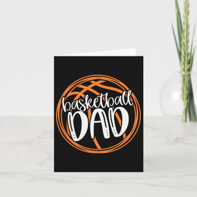 Basketball Dad Shirt  Card (Front)