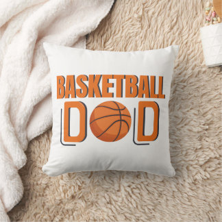 Basketball Dad Sports Fan Team Player Cushion
