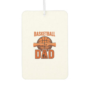 Basketball Dad Vintage Engraving Shirt Design_1 Car Air Freshener
