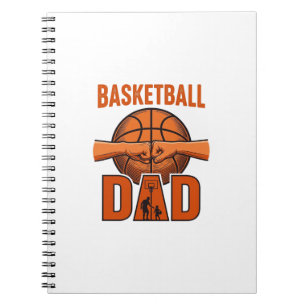 Basketball Dad Vintage Engraving Shirt Design_1 Notebook