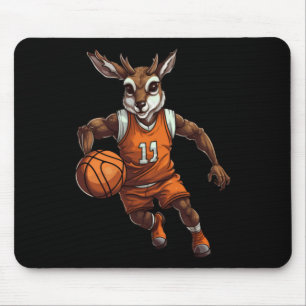 Basketball Deer Mouse Pad