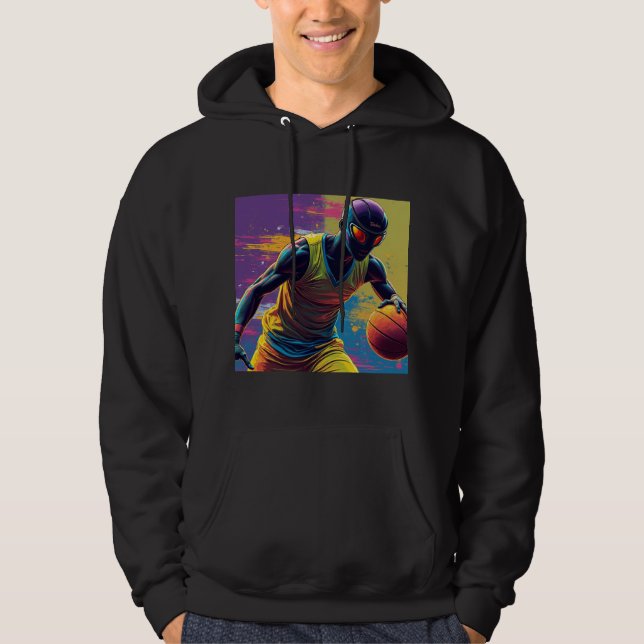 BASKETBALL DESIGN 1 HOODIE (Front)