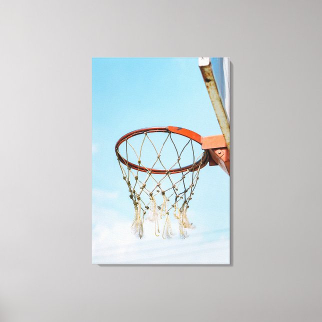 Basketball Design Canvas Print (Front)