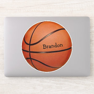 Basketball Design Contour Sticker
