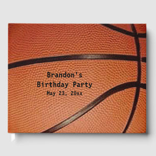 Basketball Design Guest Book