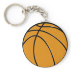Basketball Design in Classic Orange and Black