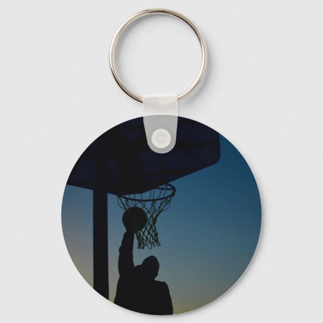 Basketball Design Key Ring (Front)