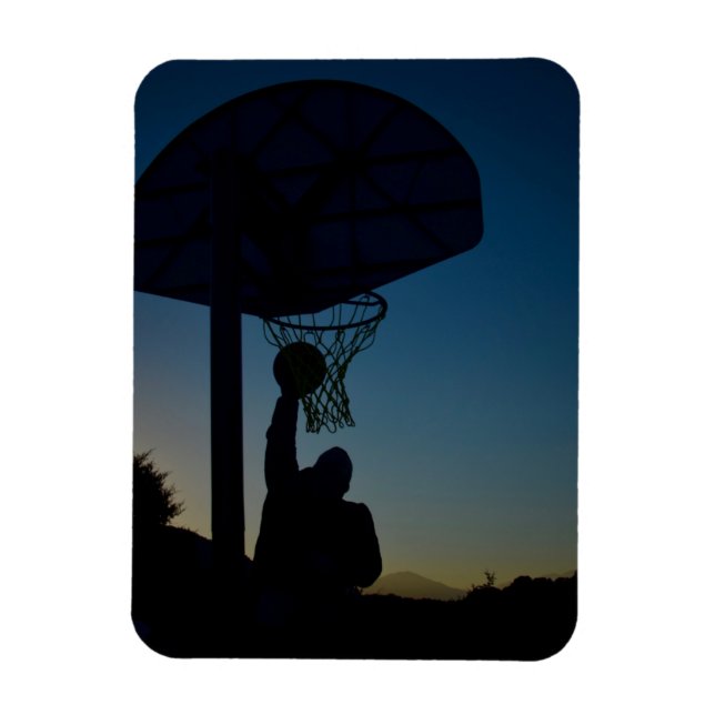 Basketball Design Magnet (Vertical)