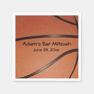 Basketball Design Paper Napkins