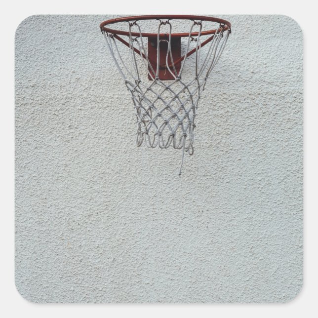 Basketball Design Square Sticker (Front)