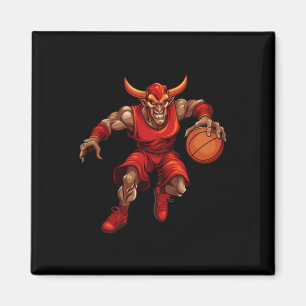 Basketball Devil Magnet