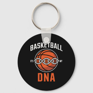 Basketball Dna - Pion Runs In My Blood  Key Ring