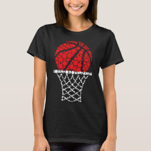 Basketball Dots Happy Dot Day For Kids Man Woman T-Shirt