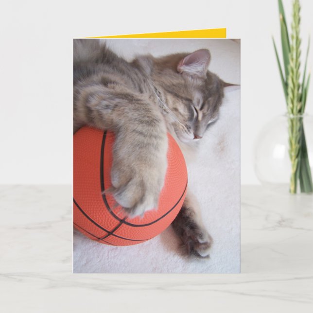 Basketball dreams Graduate Card (Front)