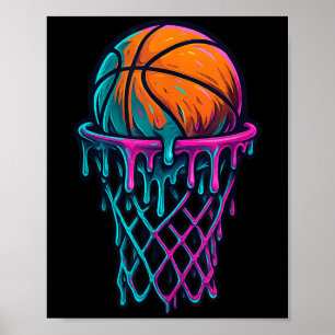 Basketball Drip For Boys Girls Kids - Drippy Baske Poster