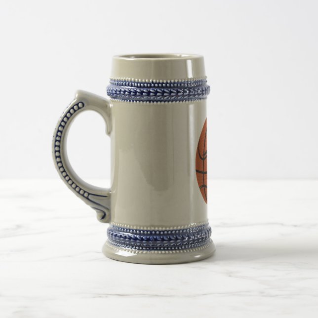 Basketball dunk beer stein (Left)