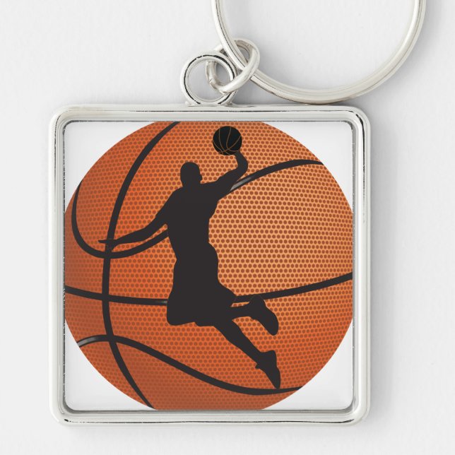 Basketball dunk key ring (Front)
