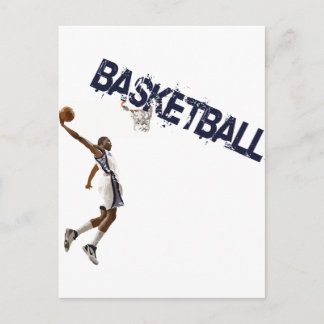 Basketball Dunk Postcard