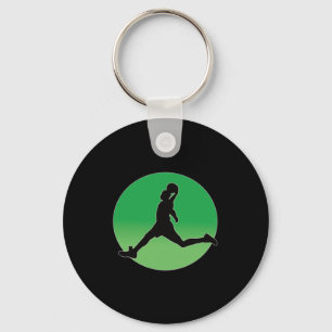 Basketball Dunking Design Hoop Dreams Key Ring
