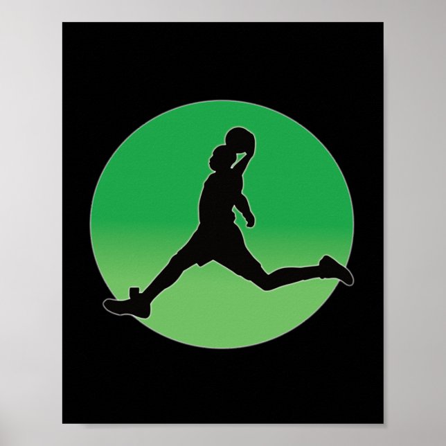 Basketball Dunking Design Hoop Dreams  Poster (Front)