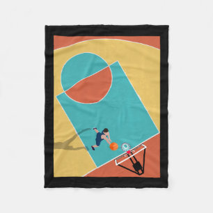 Basketball Dunks 1 Fleece Blanket