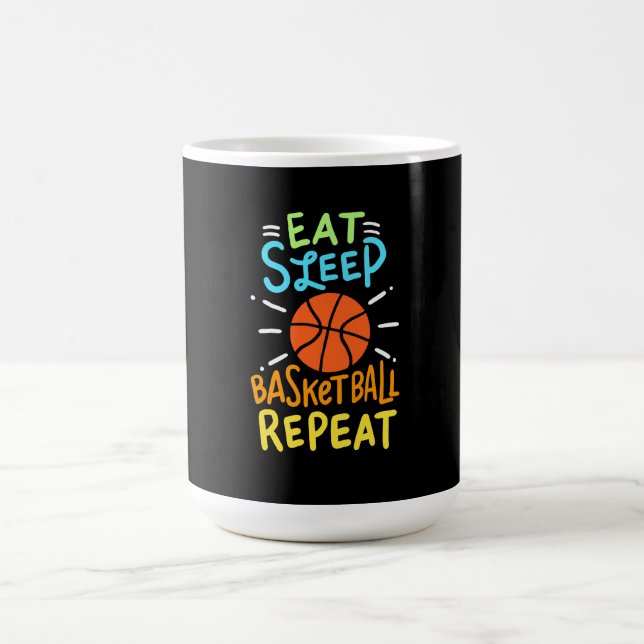 Basketball - Eat Sleep Basketball Repeat Coffee Mug (Center)