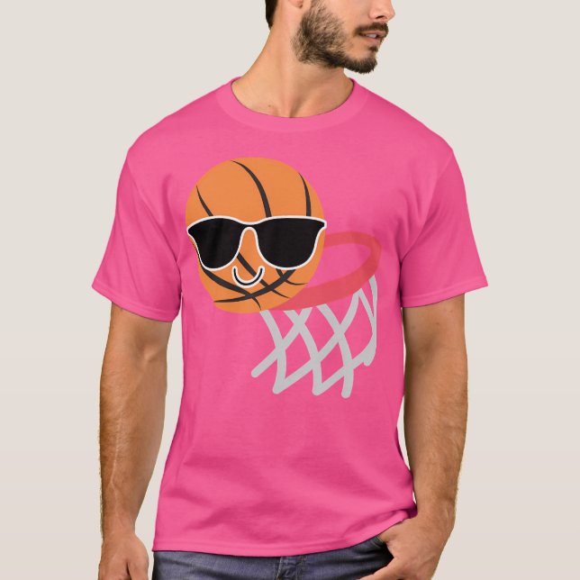 Basketball Emoji T-Shirt (Front)