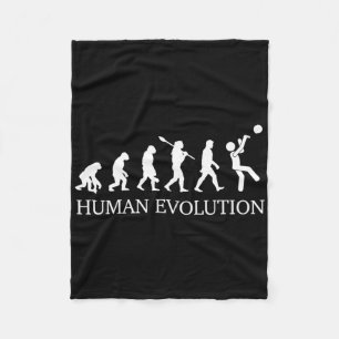 Basketball Evolution  Fleece Blanket