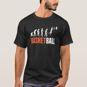 Basketball Evolution From Monkey To Men BBall Dunk T-Shirt