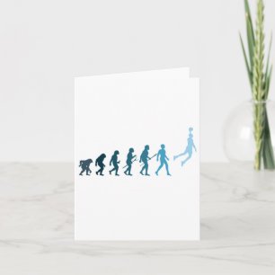 Basketball Evolution Funny Gift For Basketball Pla Card