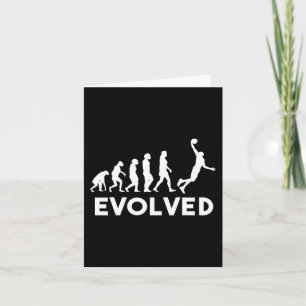 Basketball Evolution Men Women Boys Girls Kids Bak Card