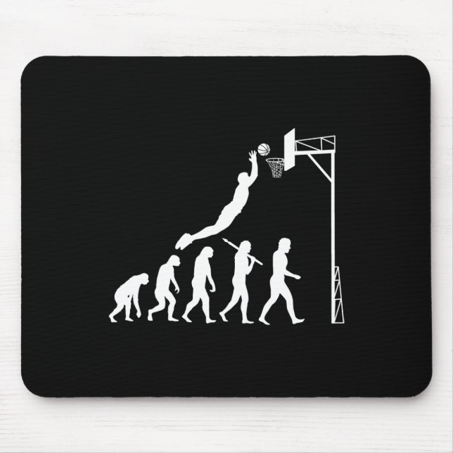 Basketball Evolution  Mouse Pad (Front)