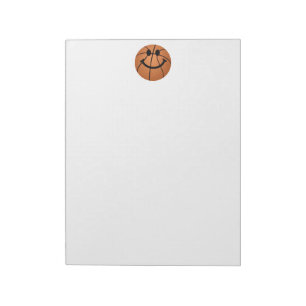 Basketball face notepad