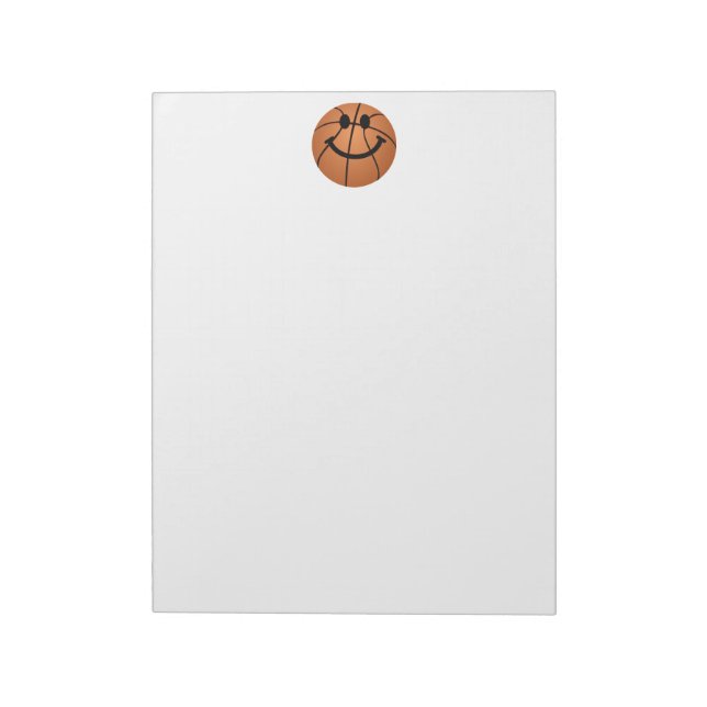 Basketball face notepad (Rotated)