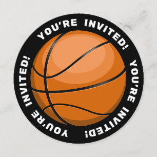 Basketball Fan Invitation