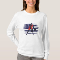 Basketball Fan Jersey USA Flag