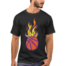 basketball flame fire flame cartoon drawing